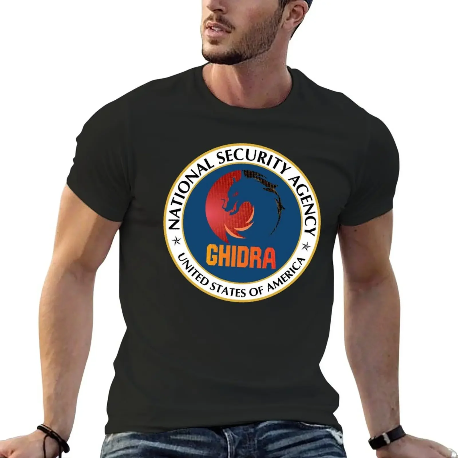 Cyber Security - NSA - Ghidra - Reverse Engineering tool emblem T-Shirt for a boy shirts graphic tee men
Cyber Security - NSA - Ghidra - Reverse Engineering tool emblem T-Shirt for a boy shirts graphic tee men