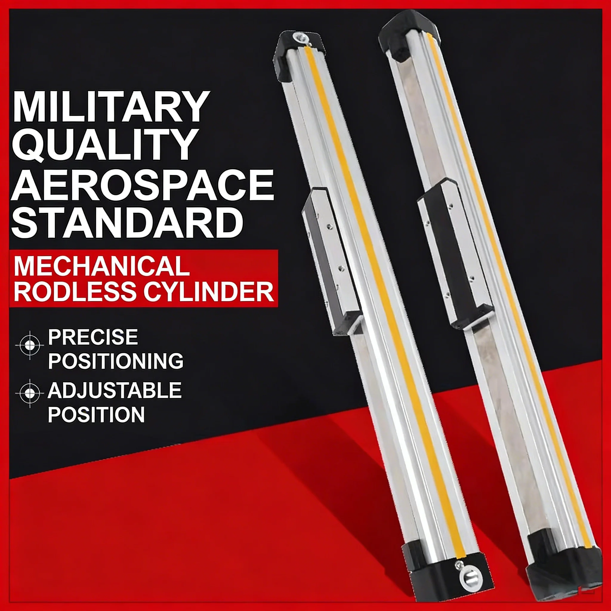 High-speed Mechanical Rodless Cylinder with Guide Rail OSP-P25-300-400-500 Long Stroke and Large Thrust Adjustable
High-speed Mechanical Rodless Cylinder with Guide Rail OSP-P25-300-400-500 Long Stroke and Large Thrust Adjustable