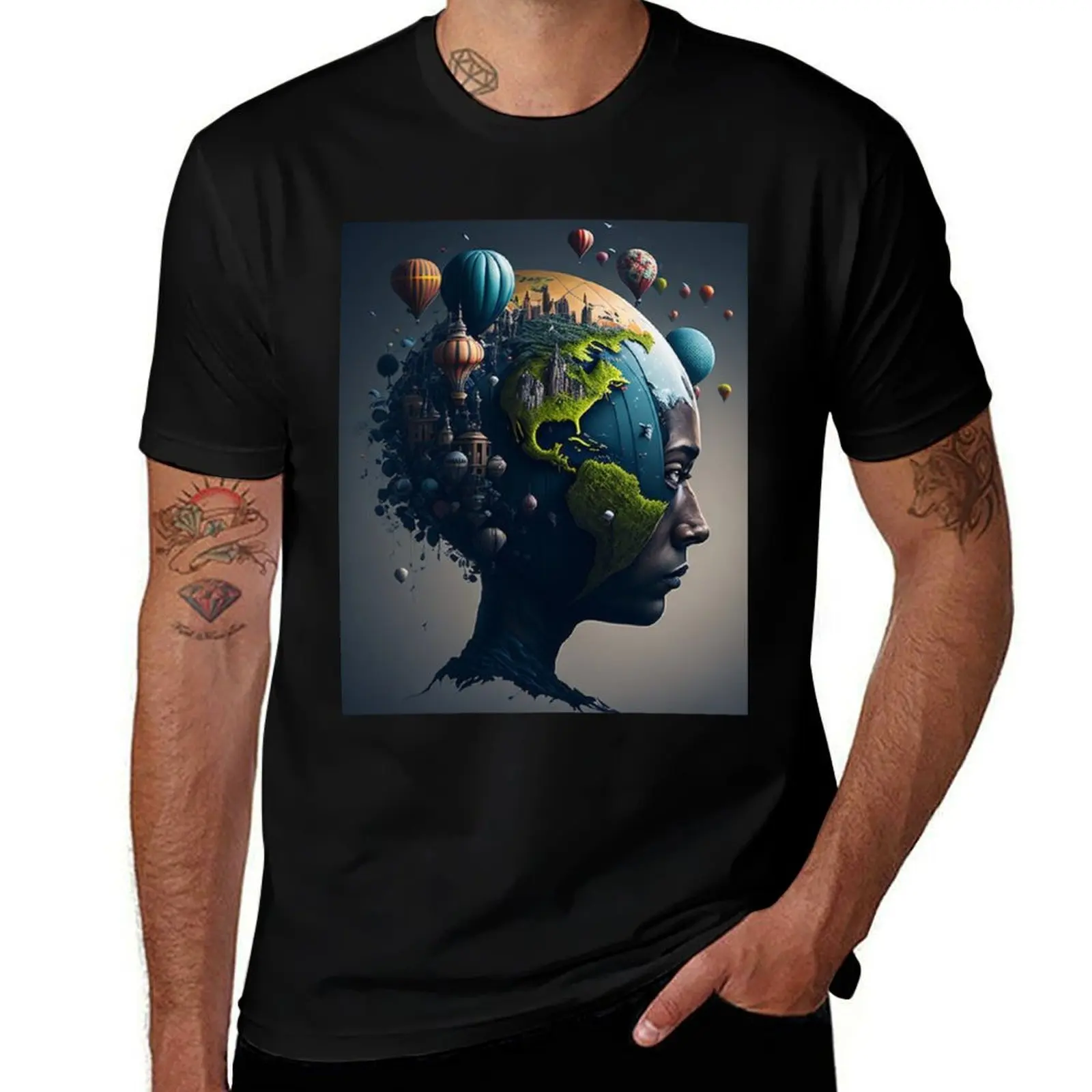 Balloon World Mind Cell Phone Art T-Shirt tshirts personalised vintage t shirts cotton man t-shirts black t shirts for men
Balloon World Mind Cell Phone Art T-Shirt tshirts personalised vintage t shirts cotton man t-shirts black t shirts for men