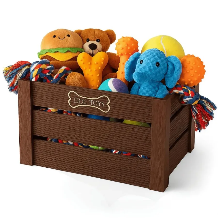Wooden Dog Toy in Cew-Resistant Toy Stora ox Lar acity asket for all Pet Accories eavy Duty Pet-Safe Design for Orgazing Dog To
Wooden Dog Toy in Cew-Resistant Toy Stora ox Lar acity asket for all Pet Accories eavy Duty Pet-Safe Design for Orgazing Dog To