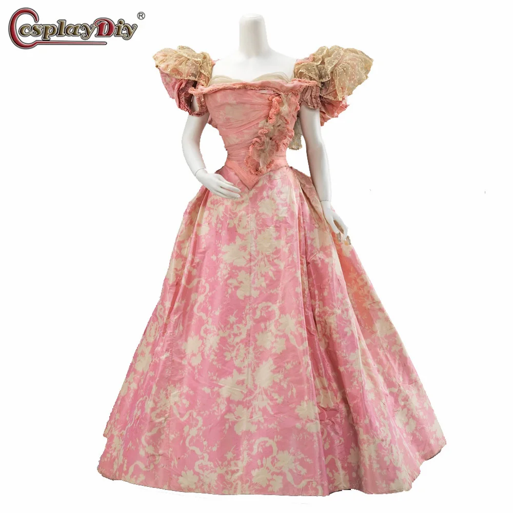 Women's Victorian Belle Gown Dress Pink Floral Edward French Fashion Dress Historical Fancy Medieval Outfit
Women's Victorian Belle Gown Dress Pink Floral Edward French Fashion Dress Historical Fancy Medieval Outfit