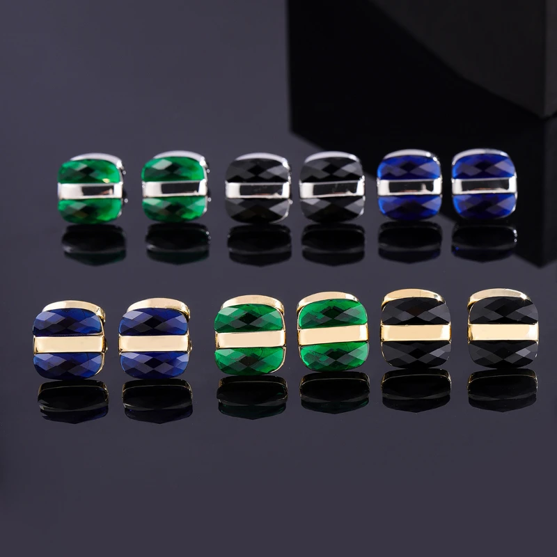 Men's Fashion Square Cufflinks with Rhinestones Luxury Accessory for Suit & French Shirt Versatile Cuff Studs for Any Occasion
Men's Fashion Square Cufflinks with Rhinestones Luxury Accessory for Suit & French Shirt Versatile Cuff Studs for Any Occasion