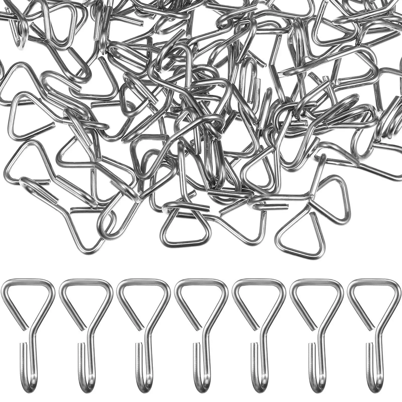 100Pcs Stainless Steel S Hooks Heavy Duty Metal Hooks for Headrest Hanging Rope Strap Hook Outdoor Indoor Use
100Pcs Stainless Steel S Hooks Heavy Duty Metal Hooks for Headrest Hanging Rope Strap Hook Outdoor Indoor Use