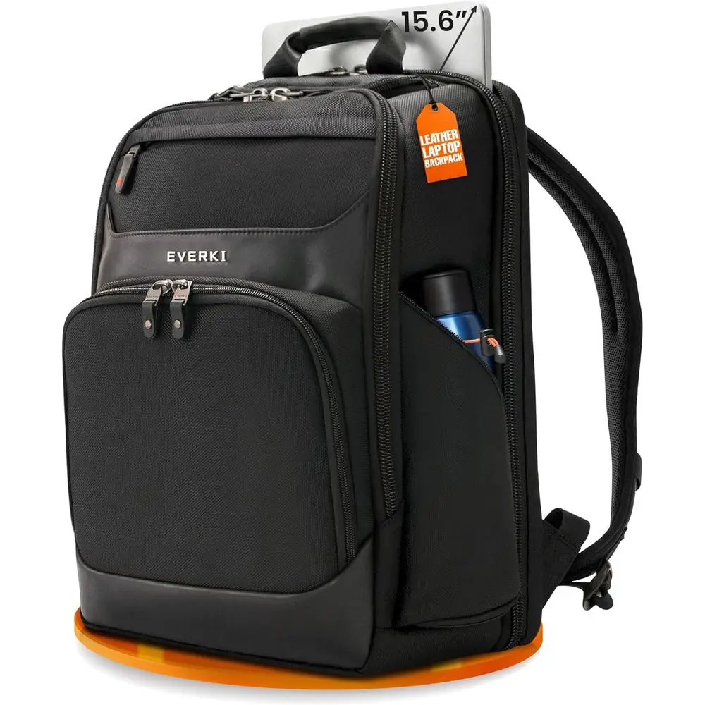 25L Professional Travel Backpack for Men & Women, Premium Leather and Nylon, Office & Light Approved, Fits Laptops up to 15.6 -
25L Professional Travel Backpack for Men & Women, Premium Leather and Nylon, Office & Light Approved, Fits Laptops up to 15.6 -