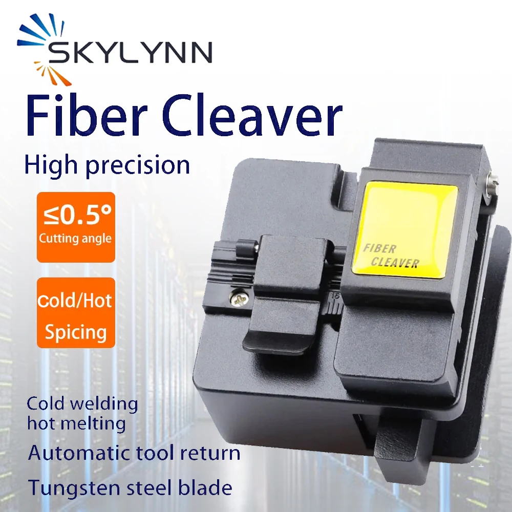 HB-08 FTTH Tool High Precision Automatic Optical Fiber Cleaver Smooth Cutting Hine With 50000 Times Span Life Return Knife
HB-08 FTTH Tool High Precision Automatic Optical Fiber Cleaver Smooth Cutting Hine With 50000 Times Span Life Return Knife