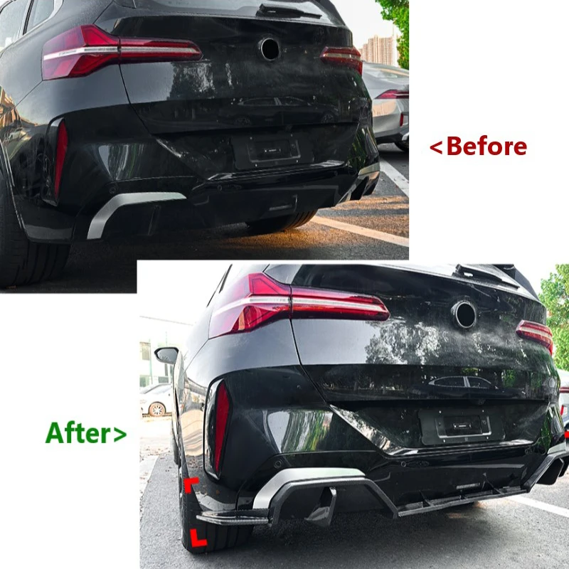Car Rear Bumper Lip for BMW X3 G45 M Sport 2025+ Diffuser Splitter Spoiler Car Accessories Aftermarket
Car Rear Bumper Lip for BMW X3 G45 M Sport 2025+ Diffuser Splitter Spoiler Car Accessories Aftermarket