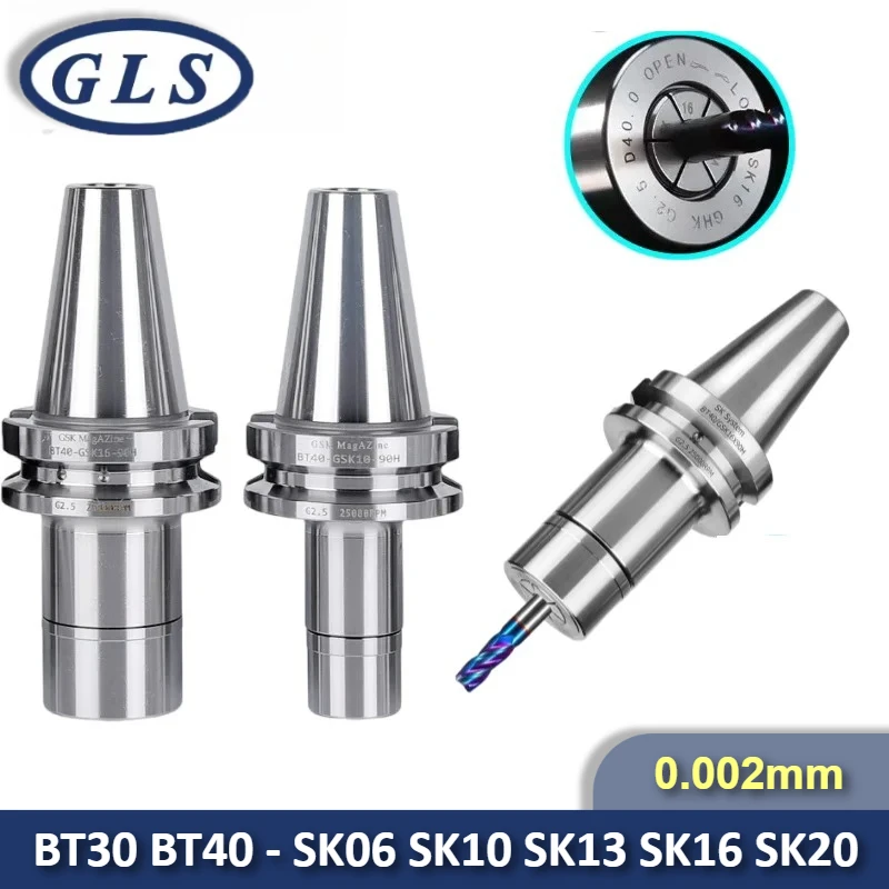 Высокоточный быстрозажимной инструментальный держатель BT30 BT40 SK06 SK10 SK16, кронштейн BT-SK, патрон GSK, без шпоночного паза, для станков с ЧПУ
Высокоточный быстрозажимной инструментальный держатель BT30 BT40 SK06 SK10 SK16, кронштейн BT-SK, патрон GSK, без шпоночного паза, для станков с ЧПУ