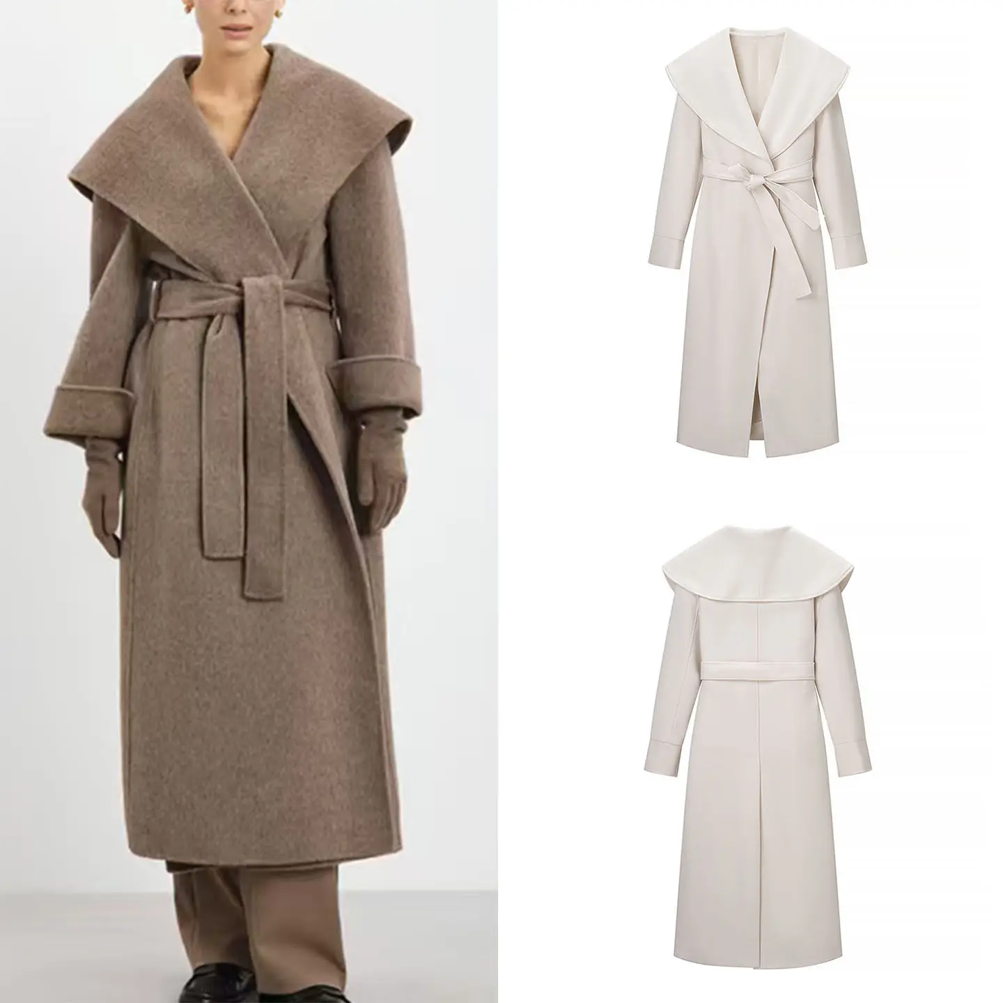 Faionable Double-Color Long Coat with Stand Collar for Women Ele Personali 2025 Winter New Arrival Z Brand
Faionable Double-Color Long Coat with Stand Collar for Women Ele Personali 2025 Winter New Arrival Z Brand