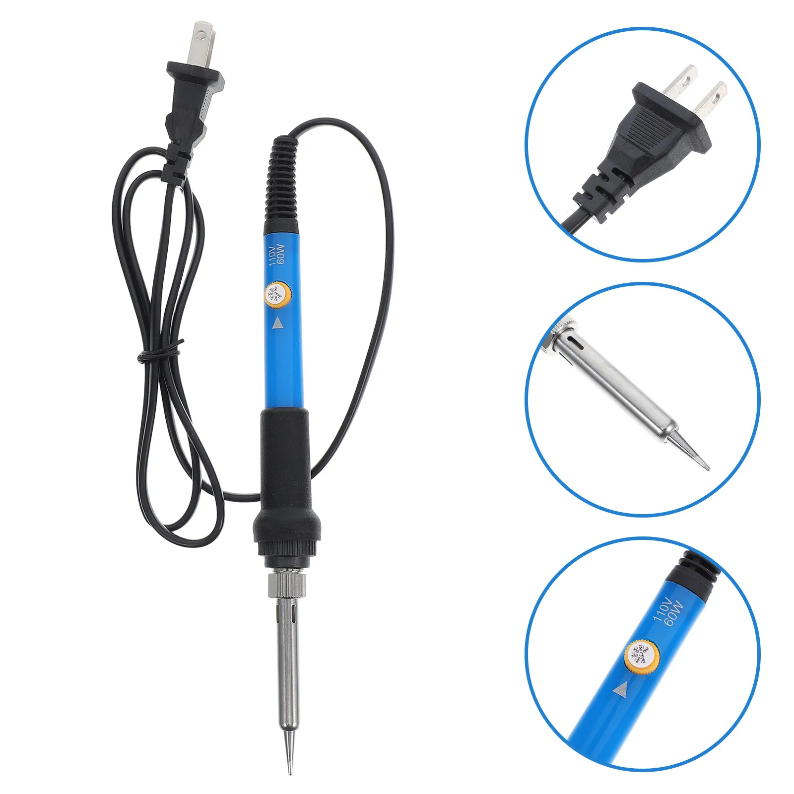 1Set Soldering Iron Station Kit Temperature Controlled Adjustable 60W Fast Heating with Stand Multiple Tips for Electronics
1Set Soldering Iron Station Kit Temperature Controlled Adjustable 60W Fast Heating with Stand Multiple Tips for Electronics