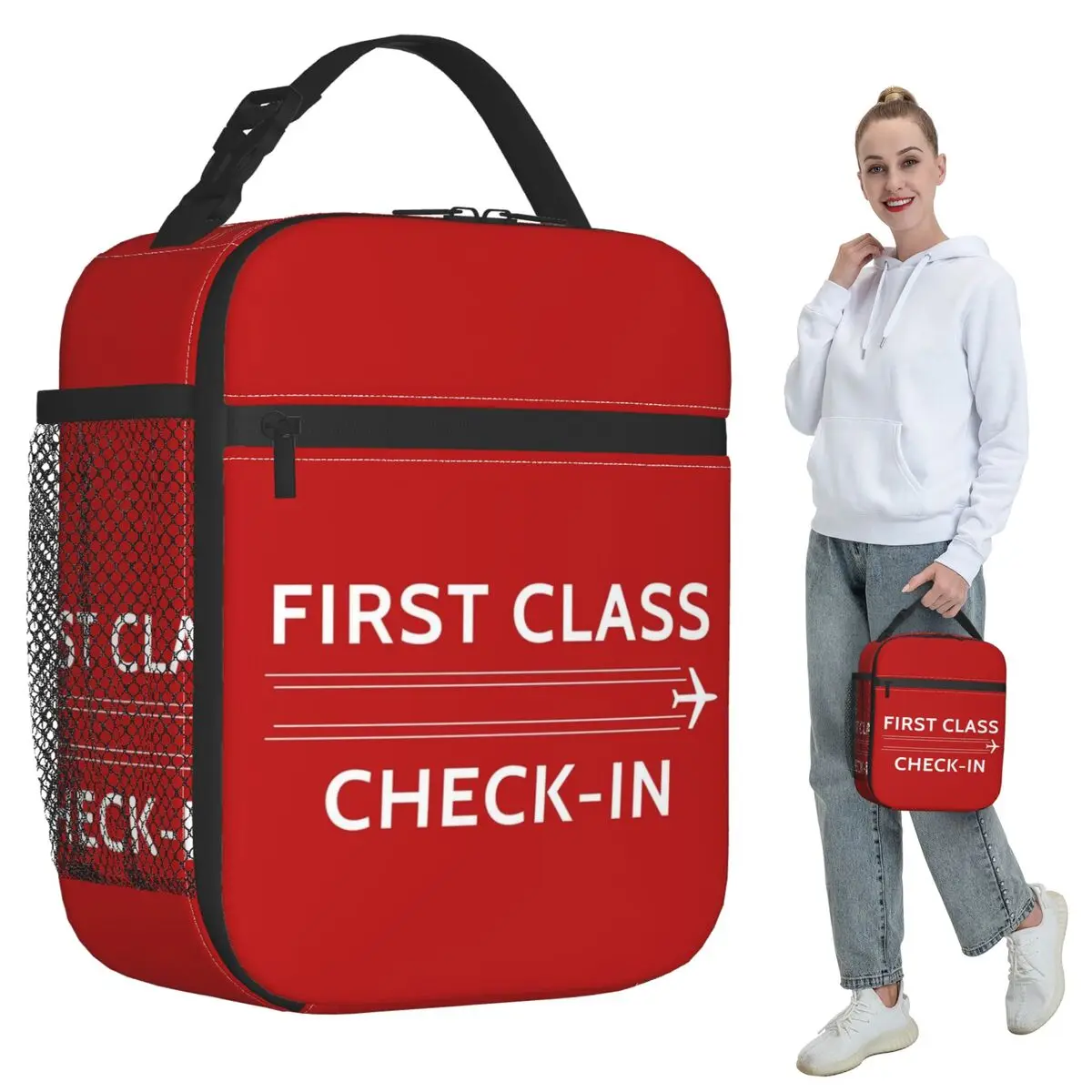 First Class Check-In Sign Insulated Lunch Bag for Women Office Cooler Thermal Food Box Tote Leakproof Lunch Boxes Container 
First Class Check-In Sign Insulated Lunch Bag for Women Office Cooler Thermal Food Box Tote Leakproof Lunch Boxes Container