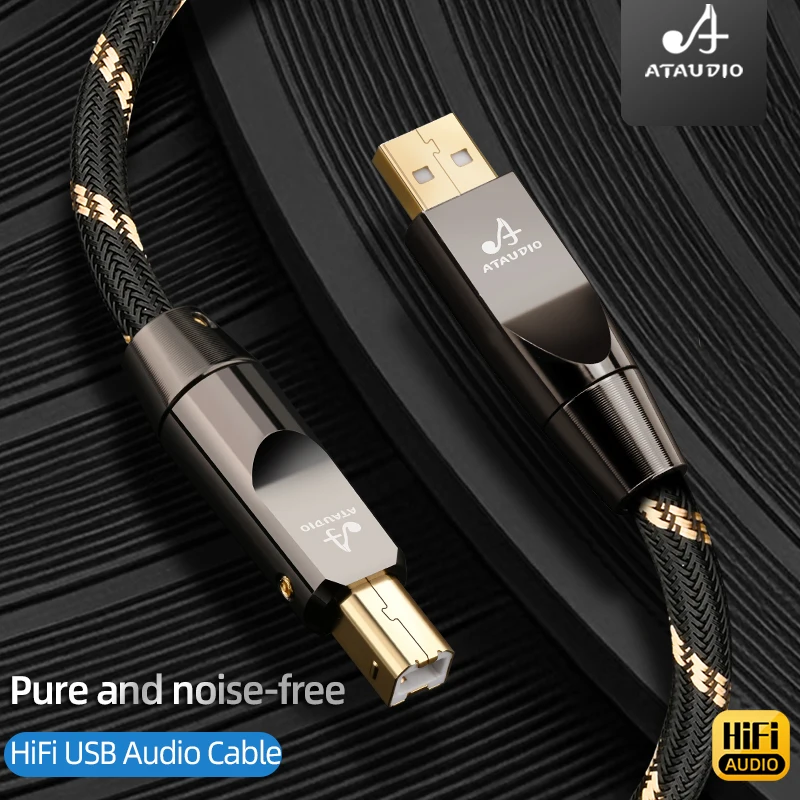 Hi-Fi USB-кабель из чистой меди, цифровой аудиокабель типа A-B для усилителя, звуковой карты, декодера
Hi-Fi USB-кабель из чистой меди, цифровой аудиокабель типа A-B для усилителя, звуковой карты, декодера