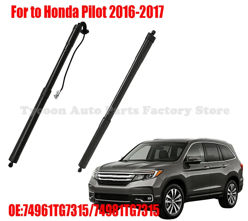 Left Power Electric Tailgate Strut Right Non-Powered for Honda Pilot 2016-2017 Rear Lift Support OE 74961TG7315 74981TG7315
Left Power Electric Tailgate Strut Right Non-Powered for Honda Pilot 2016-2017 Rear Lift Support OE 74961TG7315 74981TG7315