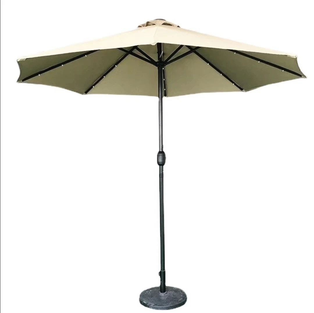 Outdoor recreational LED mid-column umbrella 8 feet solar luminous hand parachute without base
Outdoor recreational LED mid-column umbrella 8 feet solar luminous hand parachute without base