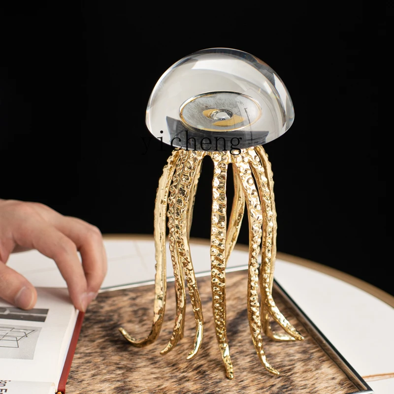 ZC high-end light luxury creative jellyfish ornament metal art theme ornament home decoration
ZC high-end light luxury creative jellyfish ornament metal art theme ornament home decoration