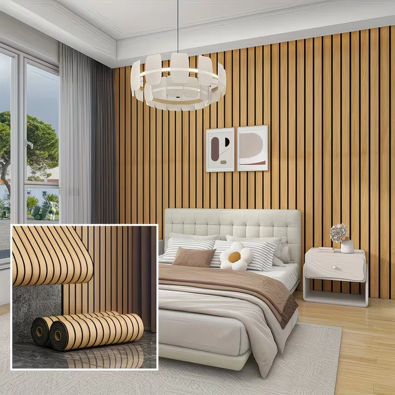 Faux Wood Grain Grid Vinyl Self-Adhesive Wall Sticker Waterproof Wallpaper for Living Room Decor, Kitchen Backsplash Wall Panels
Faux Wood Grain Grid Vinyl Self-Adhesive Wall Sticker Waterproof Wallpaper for Living Room Decor, Kitchen Backsplash Wall Panels