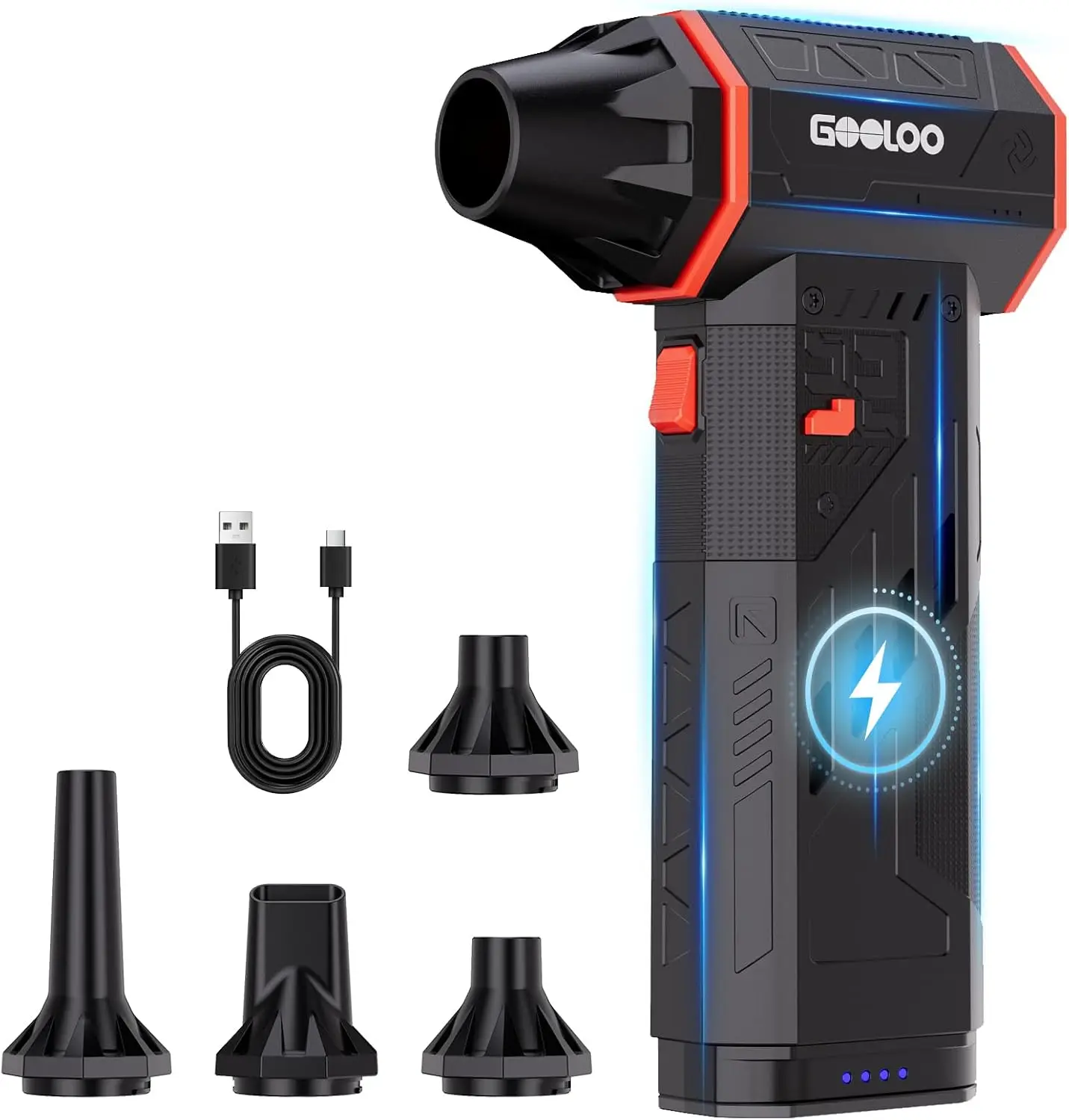 180000RPM Cordless Air Duster, 3-Speed Rechargeable Electric Blower for PC Keyboard Car Home Outdoor
180000RPM Cordless Air Duster, 3-Speed Rechargeable Electric Blower for PC Keyboard Car Home Outdoor