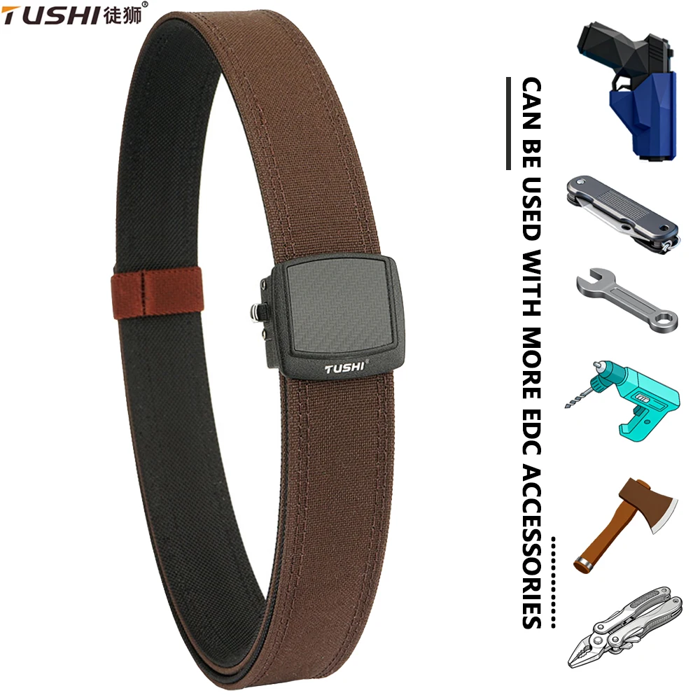 TUSHI New Multi-size Rigid Tactical Belt for Men Metal Buckle Quick Release Police Duty Belt Thick Nylon Casual Trouser Girdle
TUSHI New Multi-size Rigid Tactical Belt for Men Metal Buckle Quick Release Police Duty Belt Thick Nylon Casual Trouser Girdle