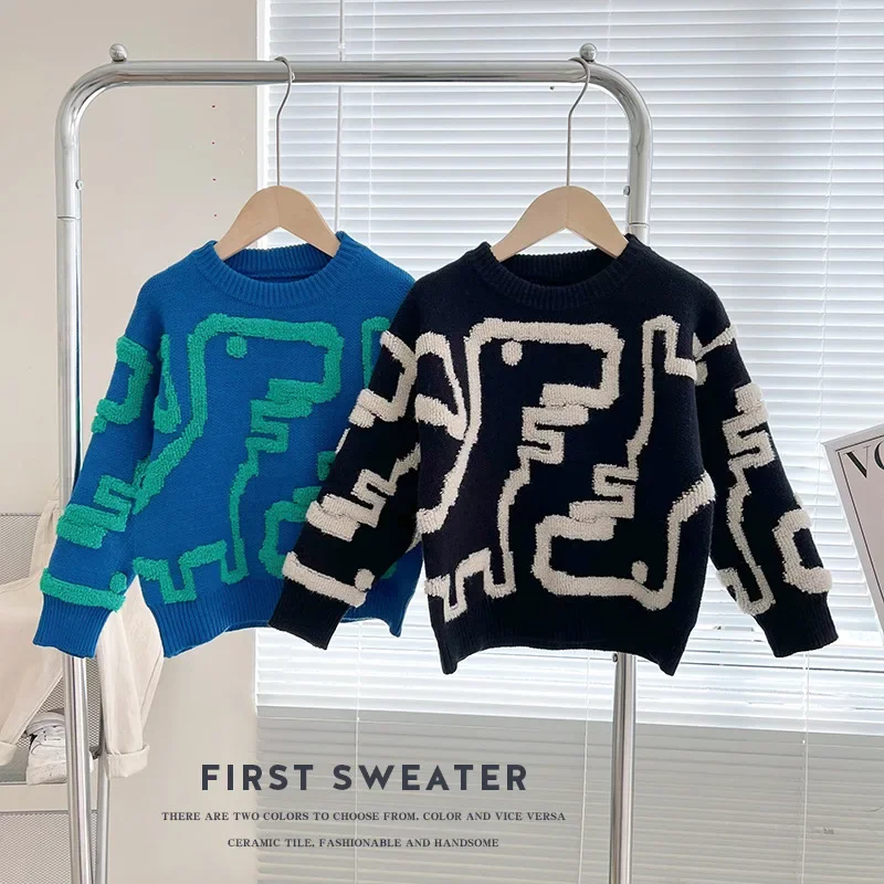 Boys Sweater Cotton Outwear Tops 2022 Scoop Warm Thicken Plus Velvet Winter Knitting Children's Clothing
Boys Sweater Cotton Outwear Tops 2022 Scoop Warm Thicken Plus Velvet Winter Knitting Children's Clothing