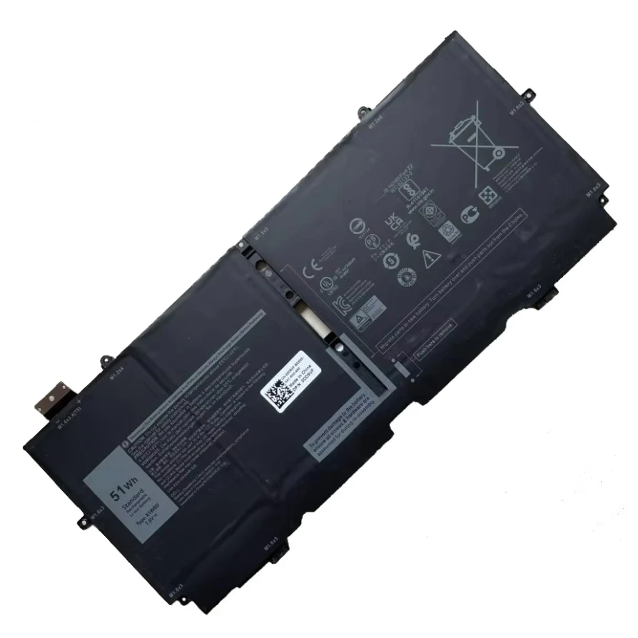 Laptop Battery 52TWH XX3T7 X1W0D For XPS 13 7390 9310 2-IN-1 Series P103G001 P103G002 7.6V/ 51Wh/6710mAh
Laptop Battery 52TWH XX3T7 X1W0D For XPS 13 7390 9310 2-IN-1 Series P103G001 P103G002 7.6V/ 51Wh/6710mAh
