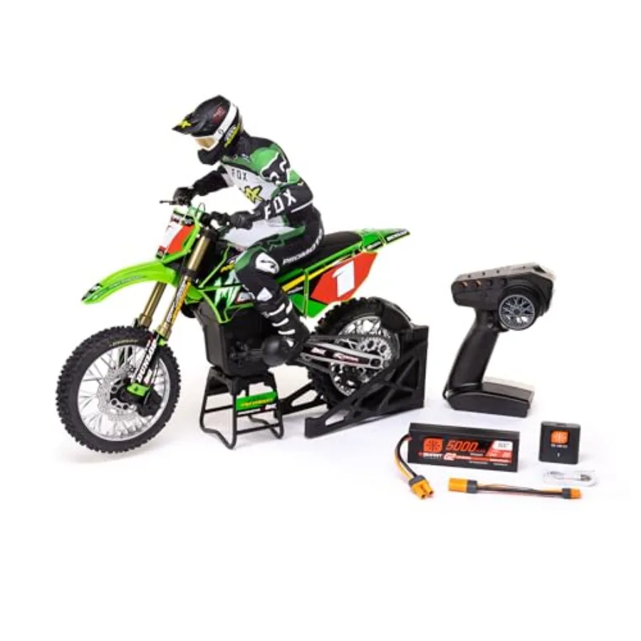 RC Motorcycle Promoto-MX 1/4 Motorcycle Ready-to-Run Combo Includes Battery and Charger Pro Circuit LOS06002 Green
RC Motorcycle Promoto-MX 1/4 Motorcycle Ready-to-Run Combo Includes Battery and Charger Pro Circuit LOS06002 Green
