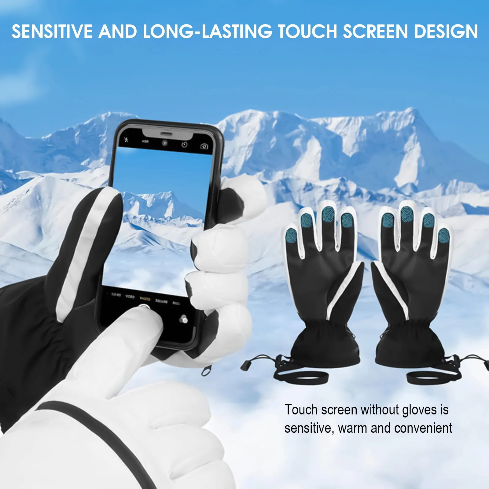 Зимние лыжные перчатки, утолщенные плюшевые варежки с сенсорным экраном, ветрозащитные плюшевые перчатки с полным пальцем для езды на велосипеде, рыбалки, катания на лыжах
Зимние лыжные перчатки, утолщенные плюшевые варежки с сенсорным экраном, ветрозащитные плюшевые перчатки с полным пальцем для езды на велосипеде, рыбалки, катания на лыжах