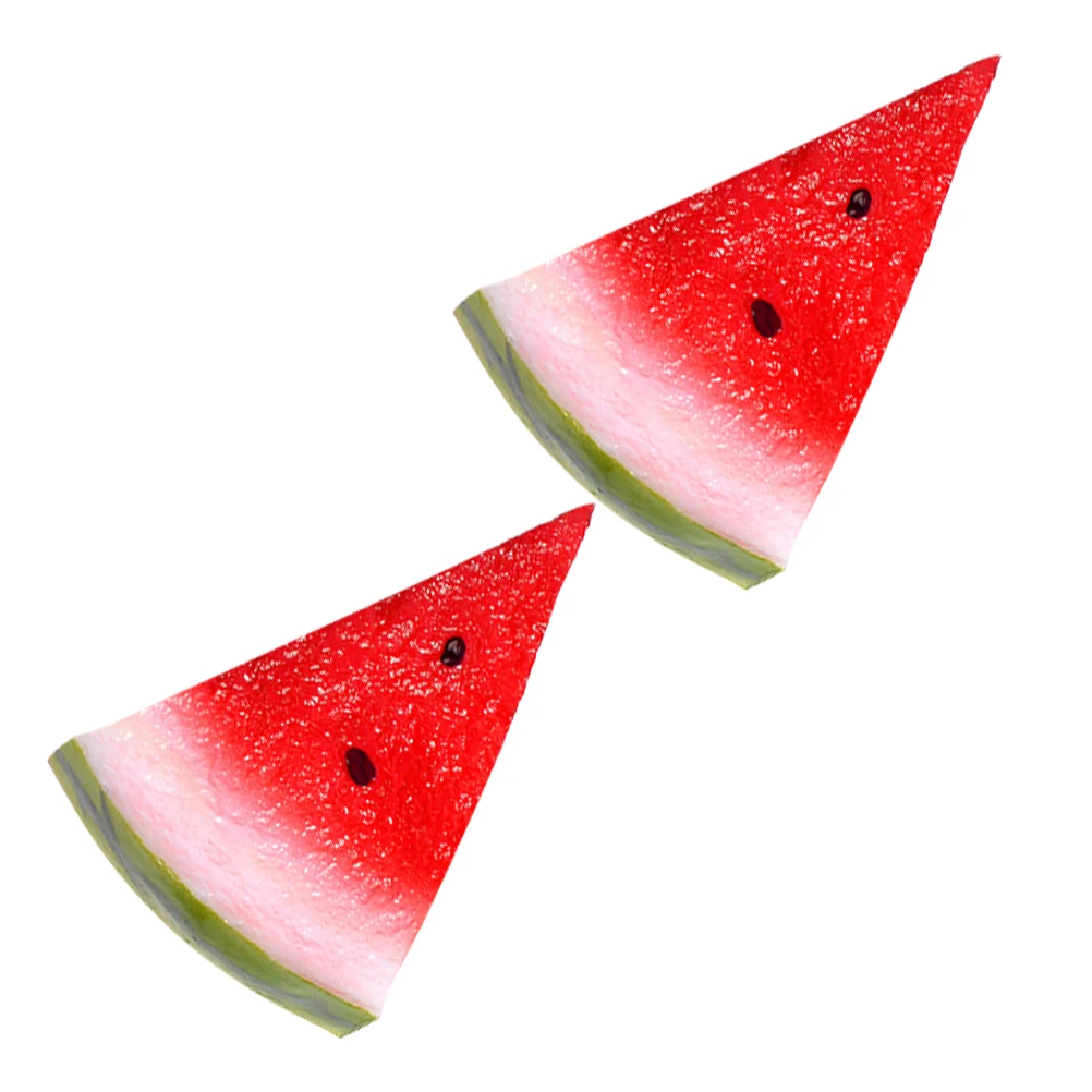 2pcs Simulated Watermelon Slices PVC Artificial Fruits Decoration Home Party Photo Props Fruit Model Lifelike Decorations
2pcs Simulated Watermelon Slices PVC Artificial Fruits Decoration Home Party Photo Props Fruit Model Lifelike Decorations