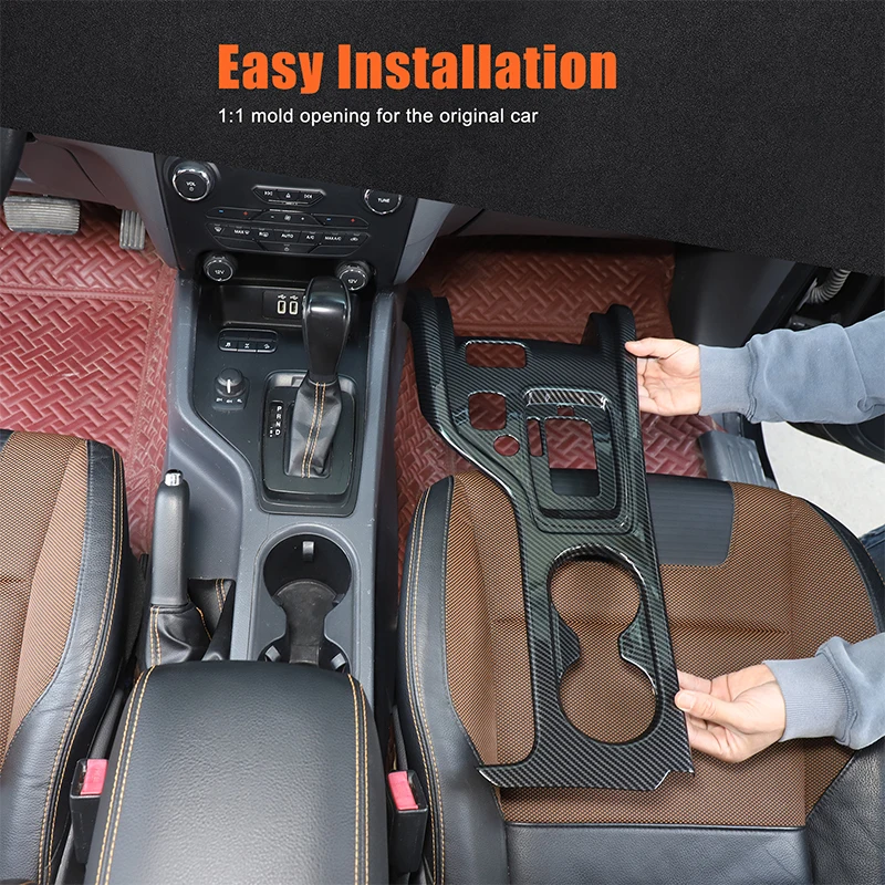 For Ford Ranger 2015-2021 central control gear panel integrated frame Interior accessories ABS carbon fiber pattern 2pcs LHD
For Ford Ranger 2015-2021 central control gear panel integrated frame Interior accessories ABS carbon fiber pattern 2pcs LHD