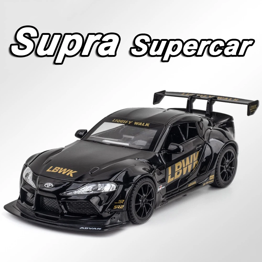1:22 Supra P1 GTR V12 Модель спортивного автомобиля Игрушки из сплава, литые под давлением двери, открытый звук, свет, откатный назад, изысканные суперкары для детей и взрослых
1:22 Supra P1 GTR V12 Модель спортивного автомобиля Игрушки из сплава, литые под давлением двери, открытый звук, свет, откатный назад, изысканные суперкары для детей и взрослых
