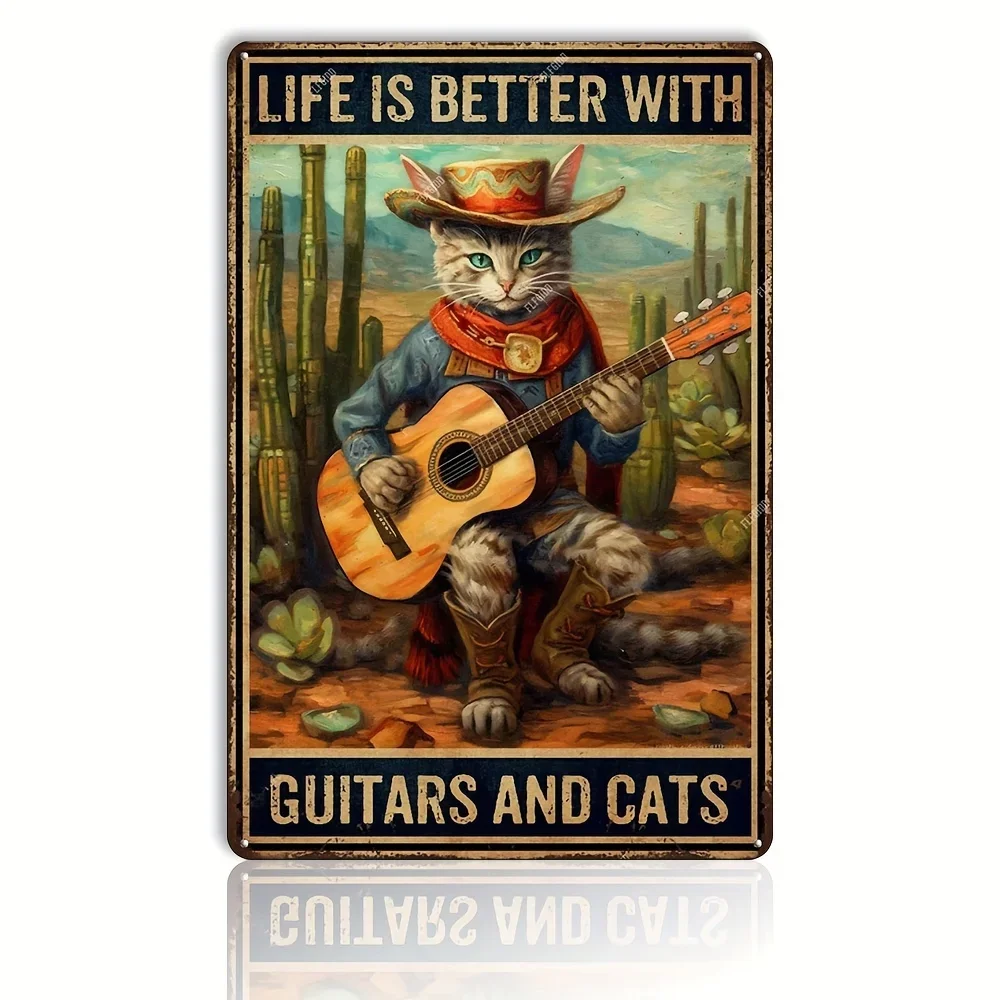 Metal Poster Signs Guitars And Cats Tin Sign Wall Decor Art Home Office Decorations, Metal Poster Wall Decor Sign Tin Sign
Metal Poster Signs Guitars And Cats Tin Sign Wall Decor Art Home Office Decorations, Metal Poster Wall Decor Sign Tin Sign