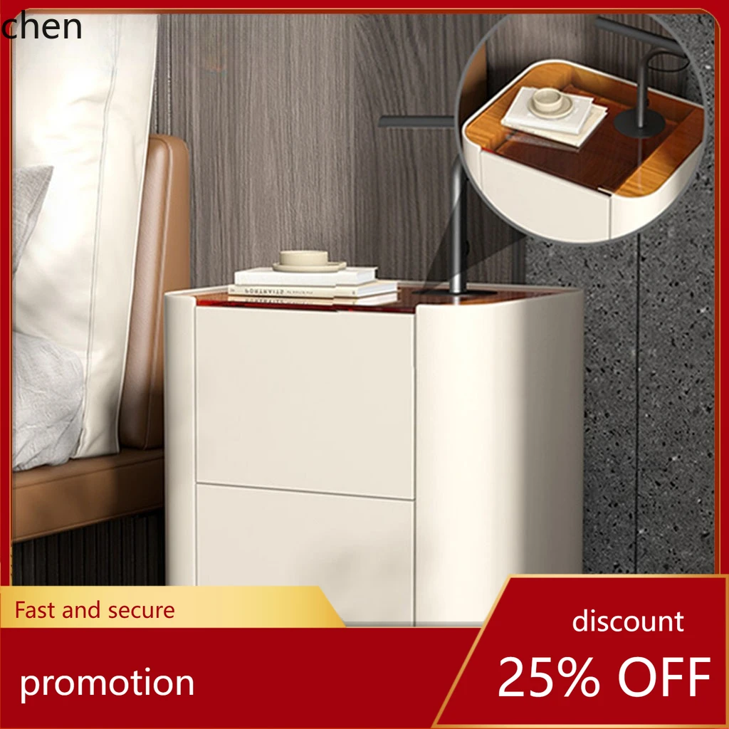 HT Simple Solid Wood Bedside Table Bedroom Leather Bedside Cabinet Storage Cabinet Glass Surface Bedside Table
HT Simple Solid Wood Bedside Table Bedroom Leather Bedside Cabinet Storage Cabinet Glass Surface Bedside Table
