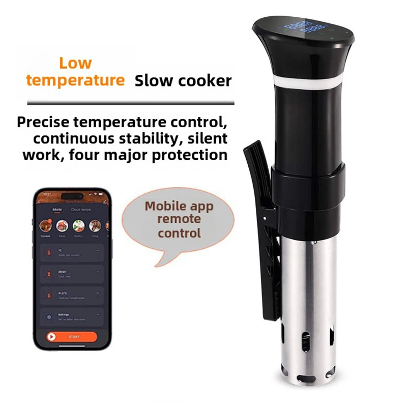 SJ-S013 Sous Vide Cooker for 4-20L Containers LCD Touch Immersion Circulator Accurate Cooking Vacuum Cooker with Digital Display
SJ-S013 Sous Vide Cooker for 4-20L Containers LCD Touch Immersion Circulator Accurate Cooking Vacuum Cooker with Digital Display