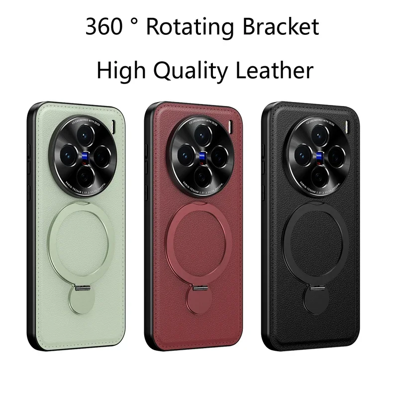 Wireless Charging Phone Case for Vivo X200T X100 Ultra X300 Pro Metal Coil Holder for Anti-Drop Soft Leather Back Cover Cases
Wireless Charging Phone Case for Vivo X200T X100 Ultra X300 Pro Metal Coil Holder for Anti-Drop Soft Leather Back Cover Cases