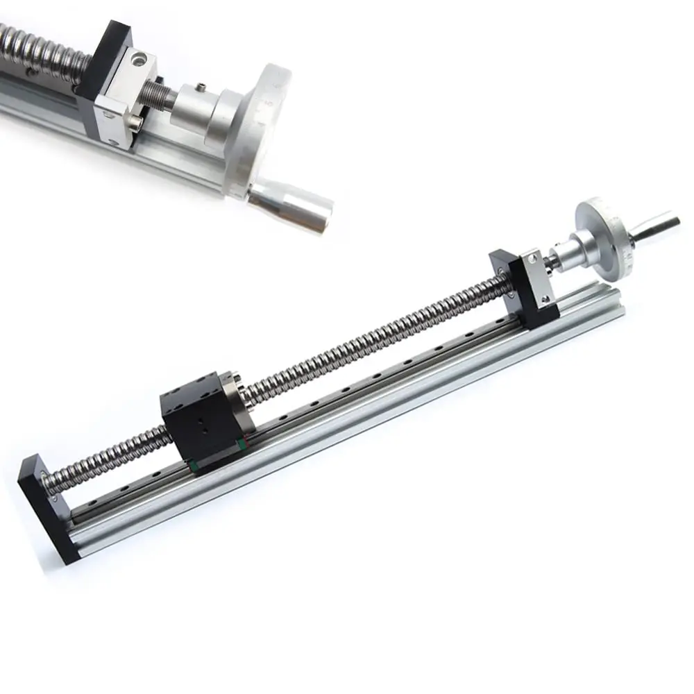 Brand: Manual Actuator Sliding Table Stage Cross Slide Linear Slide Rails Ball Screw Guide W/Handwheel, Stroke 200/900mm
Brand: Manual Actuator Sliding Table Stage Cross Slide Linear Slide Rails Ball Screw Guide W/Handwheel, Stroke 200/900mm