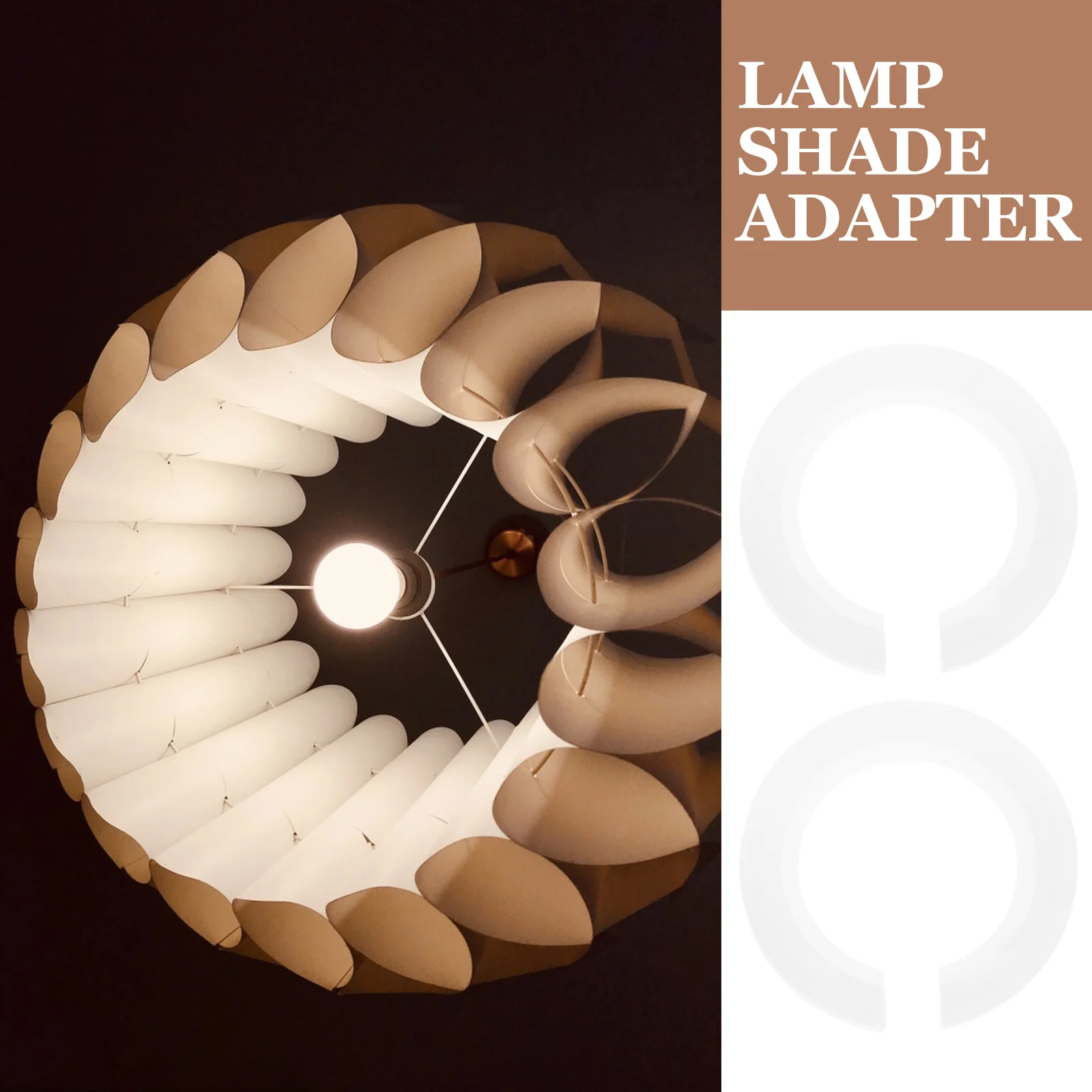 20 Pcs Lamp Head Conversion Ring Adapter for Light Fixtures Circle Shade Converters Rings Reducing Lampshade Plastic
20 Pcs Lamp Head Conversion Ring Adapter for Light Fixtures Circle Shade Converters Rings Reducing Lampshade Plastic