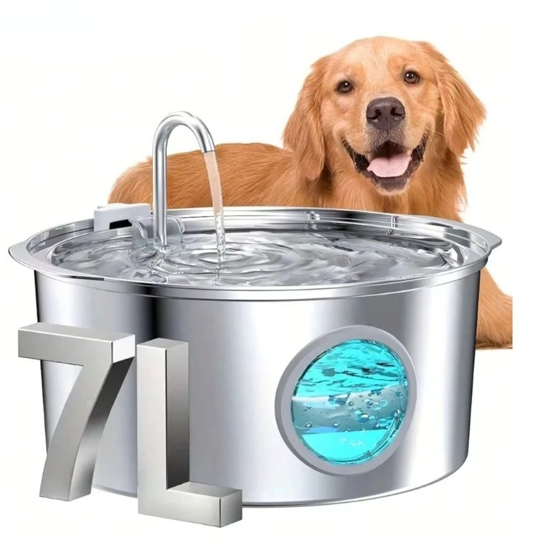Pet Water Fountain Feeder Modern Large 7L Capacity Smart Automatic Dogs 304 Stainless Steel Silent Battery/USB Solid
Pet Water Fountain Feeder Modern Large 7L Capacity Smart Automatic Dogs 304 Stainless Steel Silent Battery/USB Solid