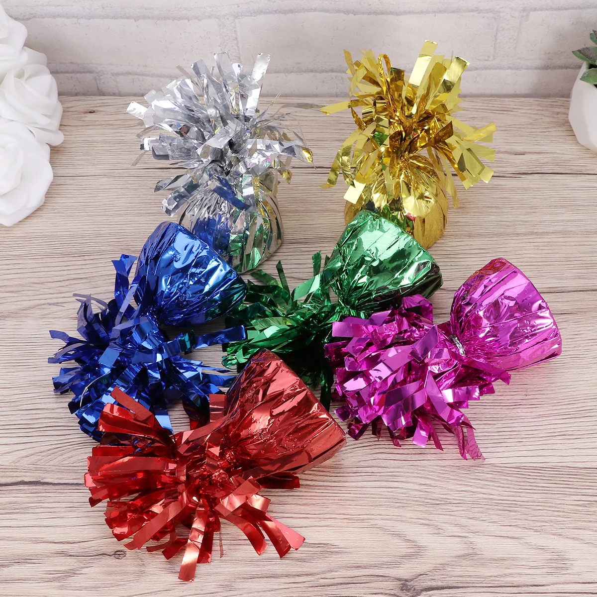 6pcs Balloon Weight Weights Pendants for Birthday Wedding Party Decoration Red Blue Green Gold Silver Balloon Holders
6pcs Balloon Weight Weights Pendants for Birthday Wedding Party Decoration Red Blue Green Gold Silver Balloon Holders