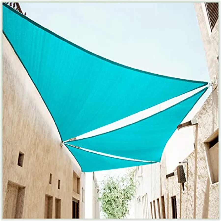 24' x 24' x 33.9' Turquoie Sun Shade Sail Right Triangle CTSLRT24 - Canopy Mesh Fabric UV Block UPF50 - Commercial Heavy Duty -
24' x 24' x 33.9' Turquoie Sun Shade Sail Right Triangle CTSLRT24 - Canopy Mesh Fabric UV Block UPF50 - Commercial Heavy Duty -