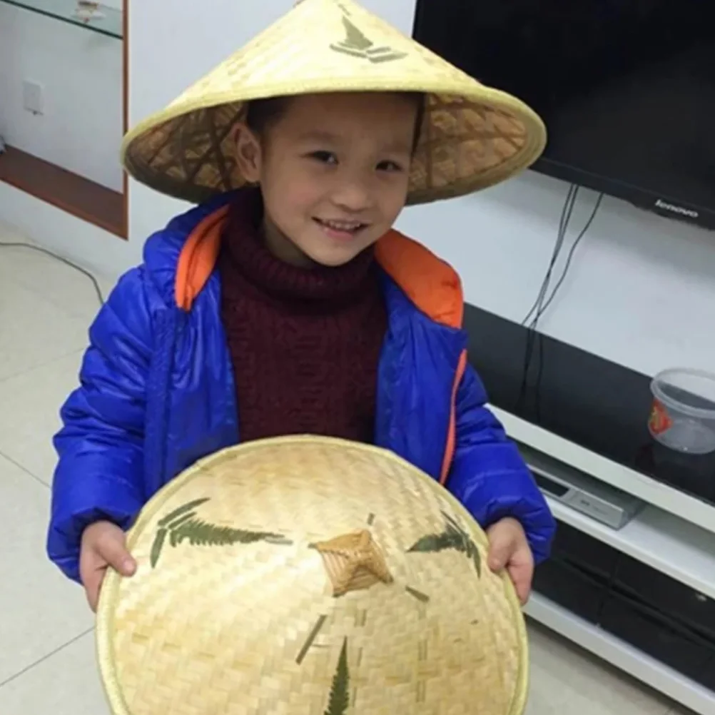 2 Pcs Bamboo Woven Straw Hats Kids Mini Decorative Wall Hanging 36cm Diameter Photo Props Rustic Style Safe Children Hat
2 Pcs Bamboo Woven Straw Hats Kids Mini Decorative Wall Hanging 36cm Diameter Photo Props Rustic Style Safe Children Hat