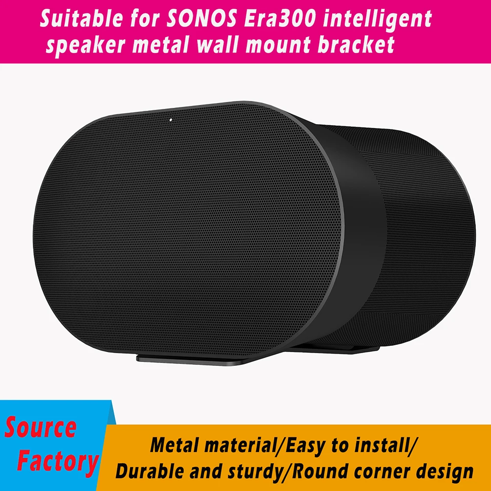 Wall-mounted Smart Speaker Holder Space Saving Safety Speaker Holder Bracket Prevent Falling Home Decoration for Sonos Era 300
Wall-mounted Smart Speaker Holder Space Saving Safety Speaker Holder Bracket Prevent Falling Home Decoration for Sonos Era 300