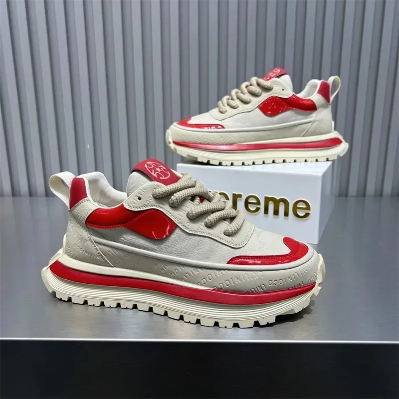 2025 New High Quality Sneakers Thick Bottom Height Increasing Lightweight Sports Running Shoes for Youth Fashion Casual Shoes
2025 New High Quality Sneakers Thick Bottom Height Increasing Lightweight Sports Running Shoes for Youth Fashion Casual Shoes