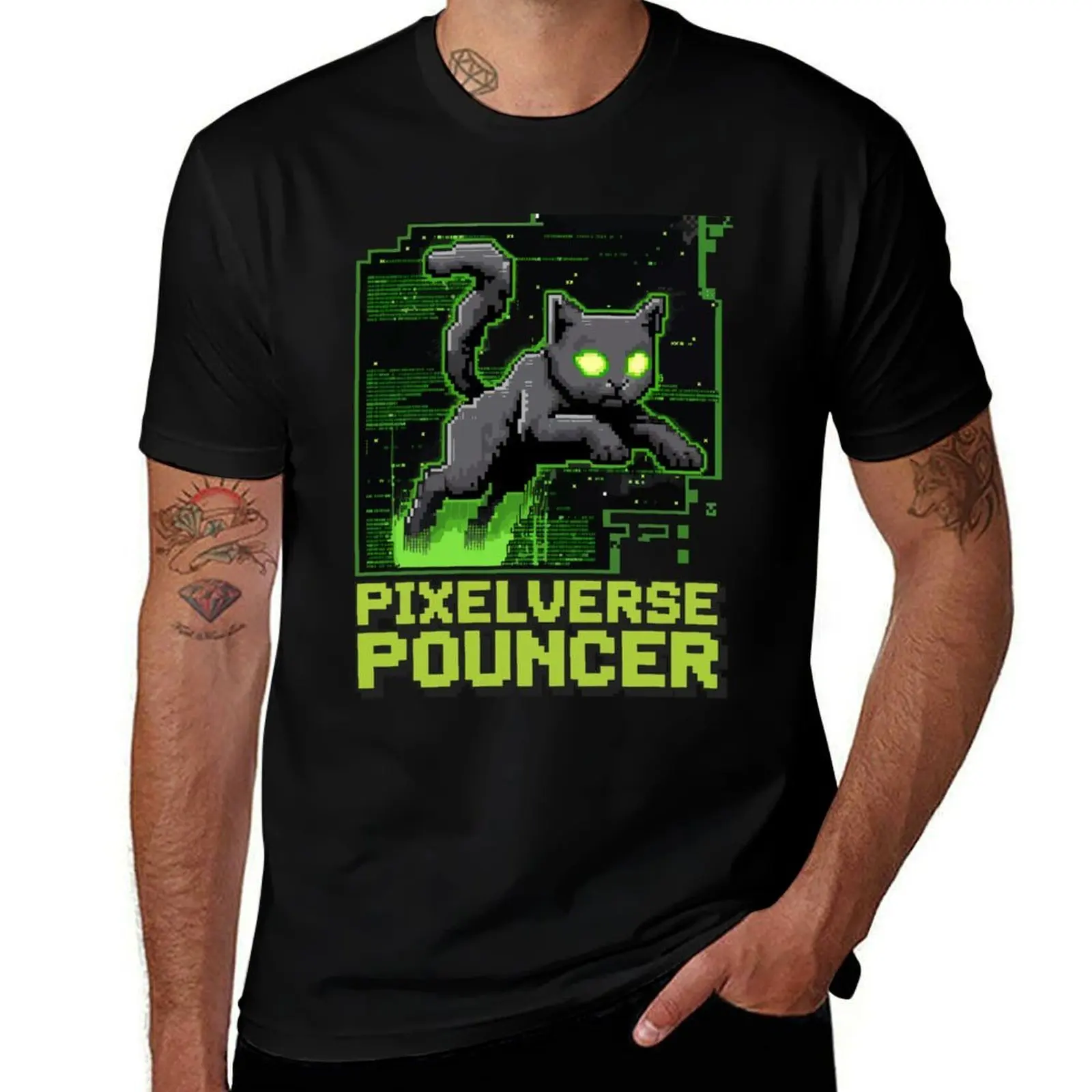 Pixelverse Pouncer – Cyber Cat Glitch Art T-Shirt croswit shirt man valentines clothes plus sizes oversized designer t shirt men
Pixelverse Pouncer – Cyber Cat Glitch Art T-Shirt croswit shirt man valentines clothes plus sizes oversized designer t shirt men