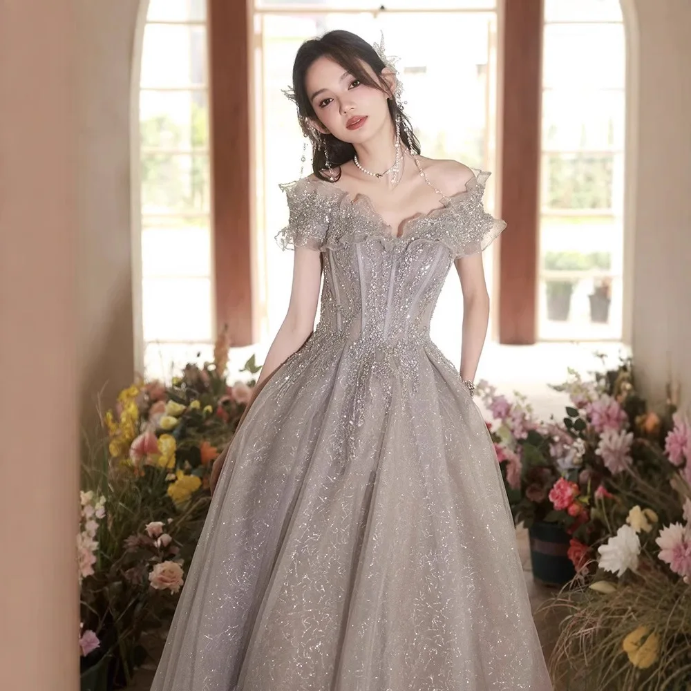High-end Youth Graduation Evening Dress Women's Advanced Sense Art Test Temperament Light Luxury Niche Host Adult Ceremony Dress
High-end Youth Graduation Evening Dress Women's Advanced Sense Art Test Temperament Light Luxury Niche Host Adult Ceremony Dress