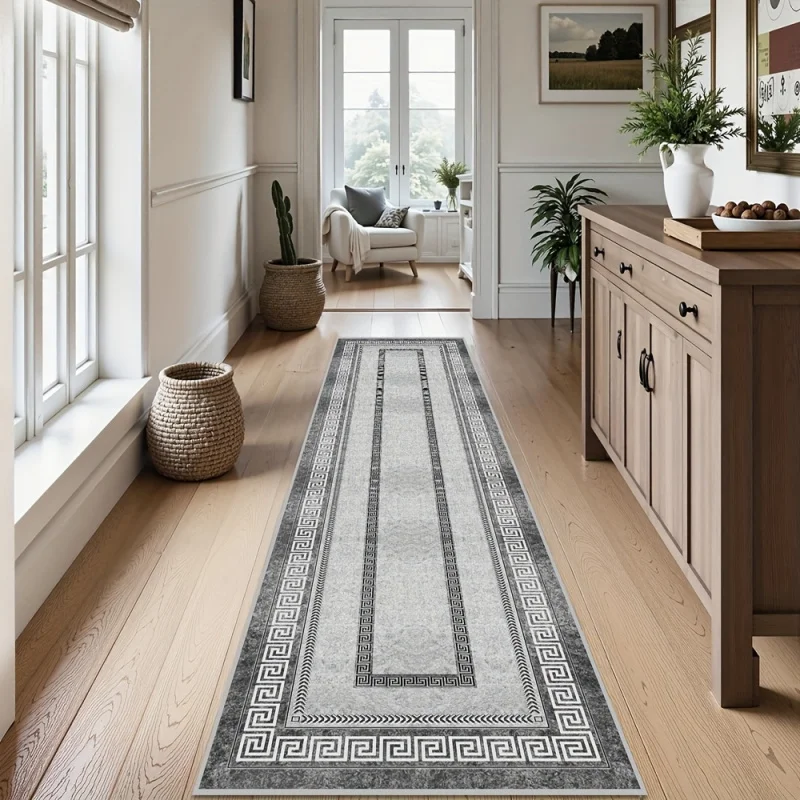 VIKAMA European Vintage Ethnic-Style Rug: Non-Slip, Machine-Washable Long Corridor Rug And Laundry Room Mat For Home Decor
VIKAMA European Vintage Ethnic-Style Rug: Non-Slip, Machine-Washable Long Corridor Rug And Laundry Room Mat For Home Decor