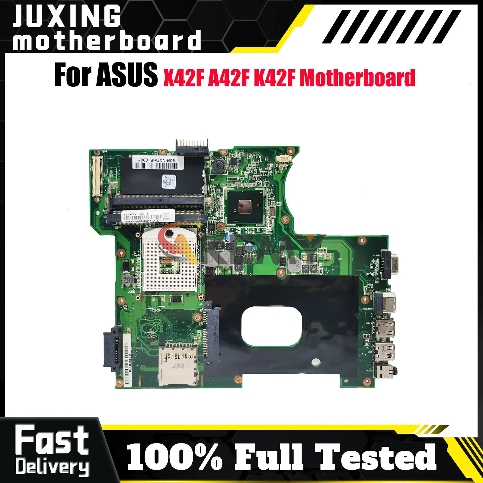 Материнская плата K42F для ноутбука ASUS A42F K42F K42F X42F Материнская плата для ноутбука Цей товар в наличии 100% тестирование ОК быстрая доставка
Материнская плата K42F для ноутбука ASUS A42F K42F K42F X42F Материнская плата для ноутбука Цей товар в наличии 100% тестирование ОК быстрая доставка