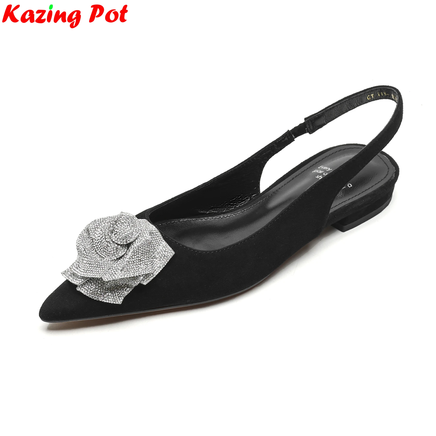 Krazing Pot Genuine Leather Pointed Toe Flower Summer Shoes Shallow Elegant Slingback Concise Sandals Dress Dating Women Pumps
Krazing Pot Genuine Leather Pointed Toe Flower Summer Shoes Shallow Elegant Slingback Concise Sandals Dress Dating Women Pumps