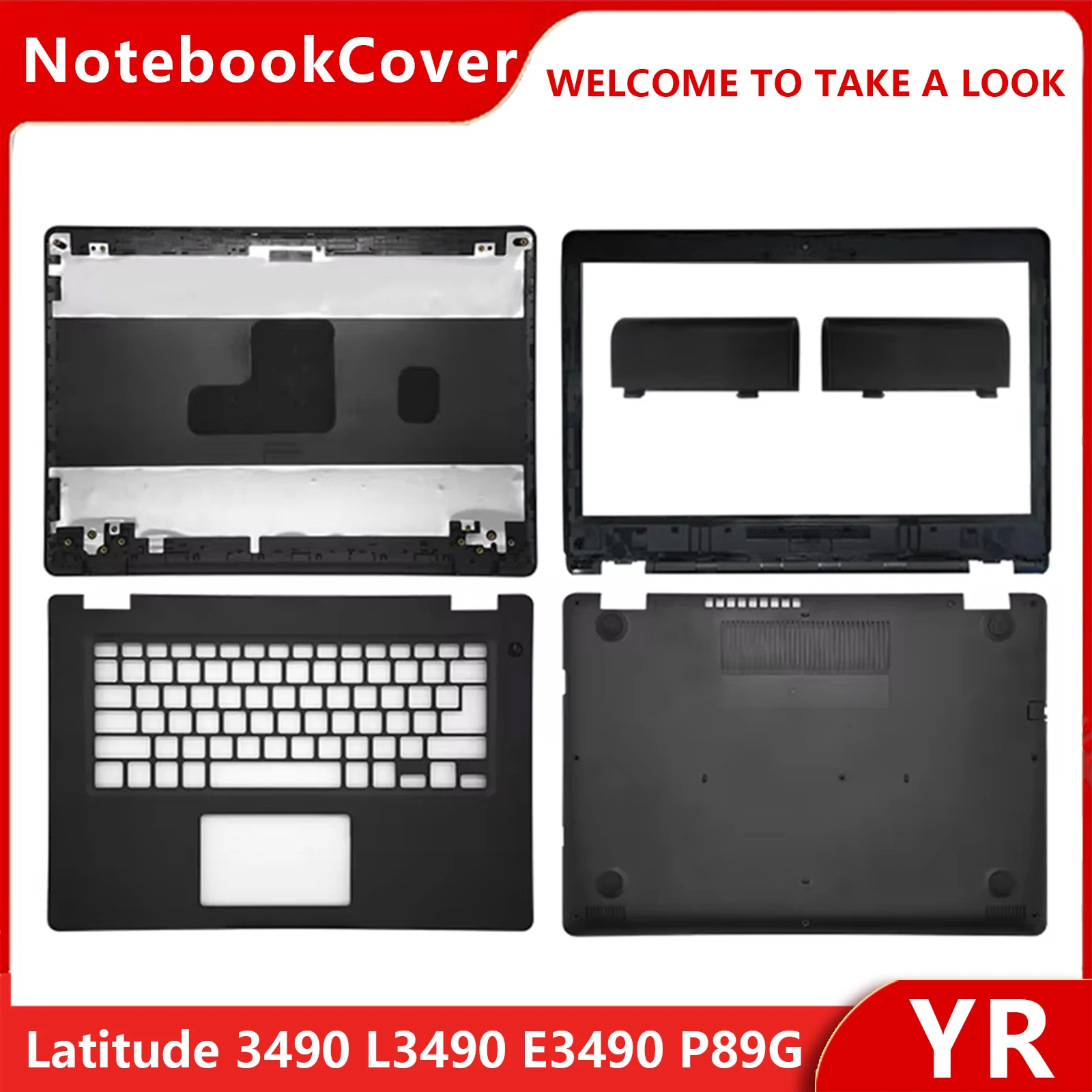 New For Latitude 3490 L3490 E3490 P89G LCD Rear Lid Back Top Cover Front Bezel Palmrest Upper Bottom Base Case Housing Black
New For Latitude 3490 L3490 E3490 P89G LCD Rear Lid Back Top Cover Front Bezel Palmrest Upper Bottom Base Case Housing Black