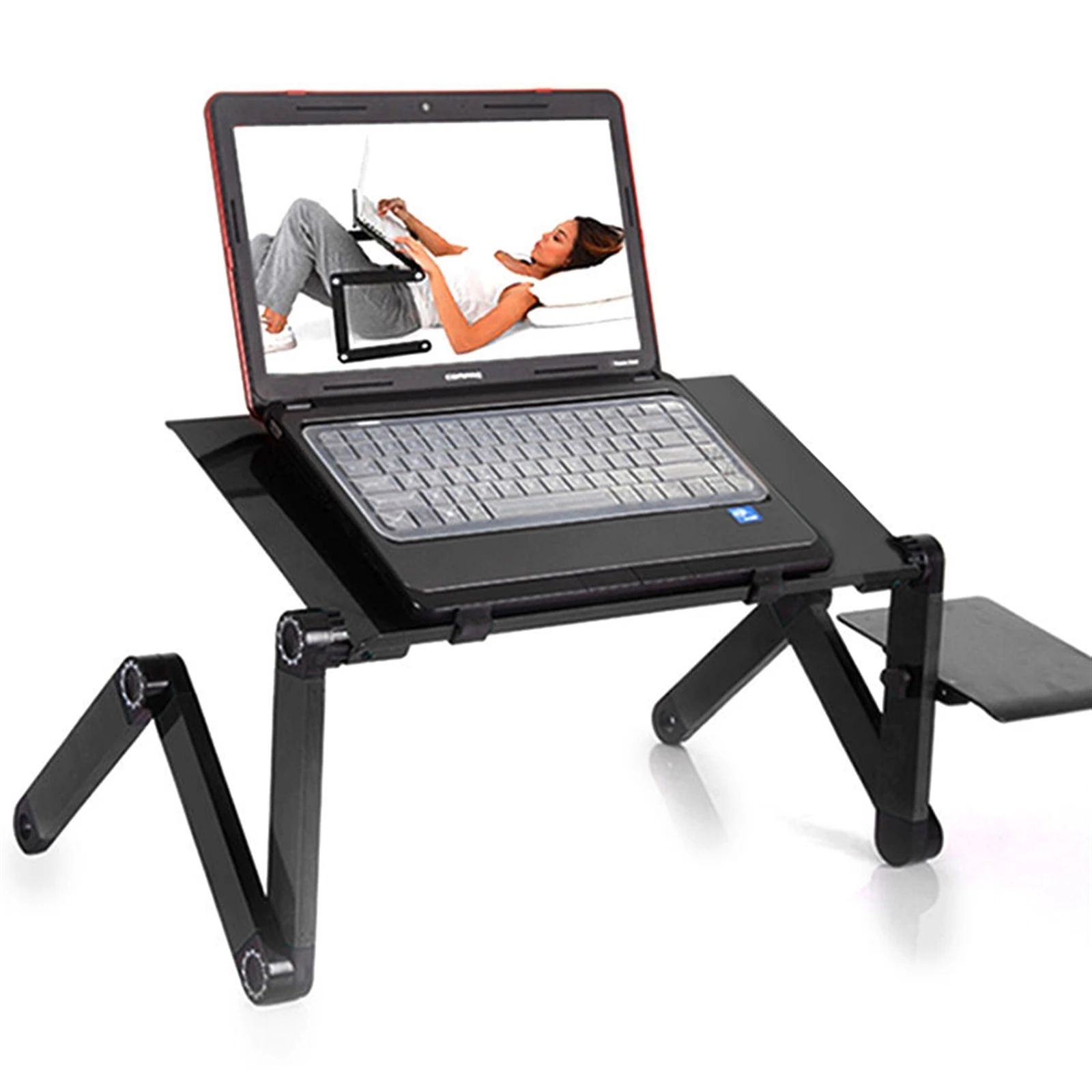 Laptop Table Stand and Lap Desk Adjustable Riser Portable with Mouse Pad Aluminum Laptop Cooling Holder desk for bed desktop
Laptop Table Stand and Lap Desk Adjustable Riser Portable with Mouse Pad Aluminum Laptop Cooling Holder desk for bed desktop