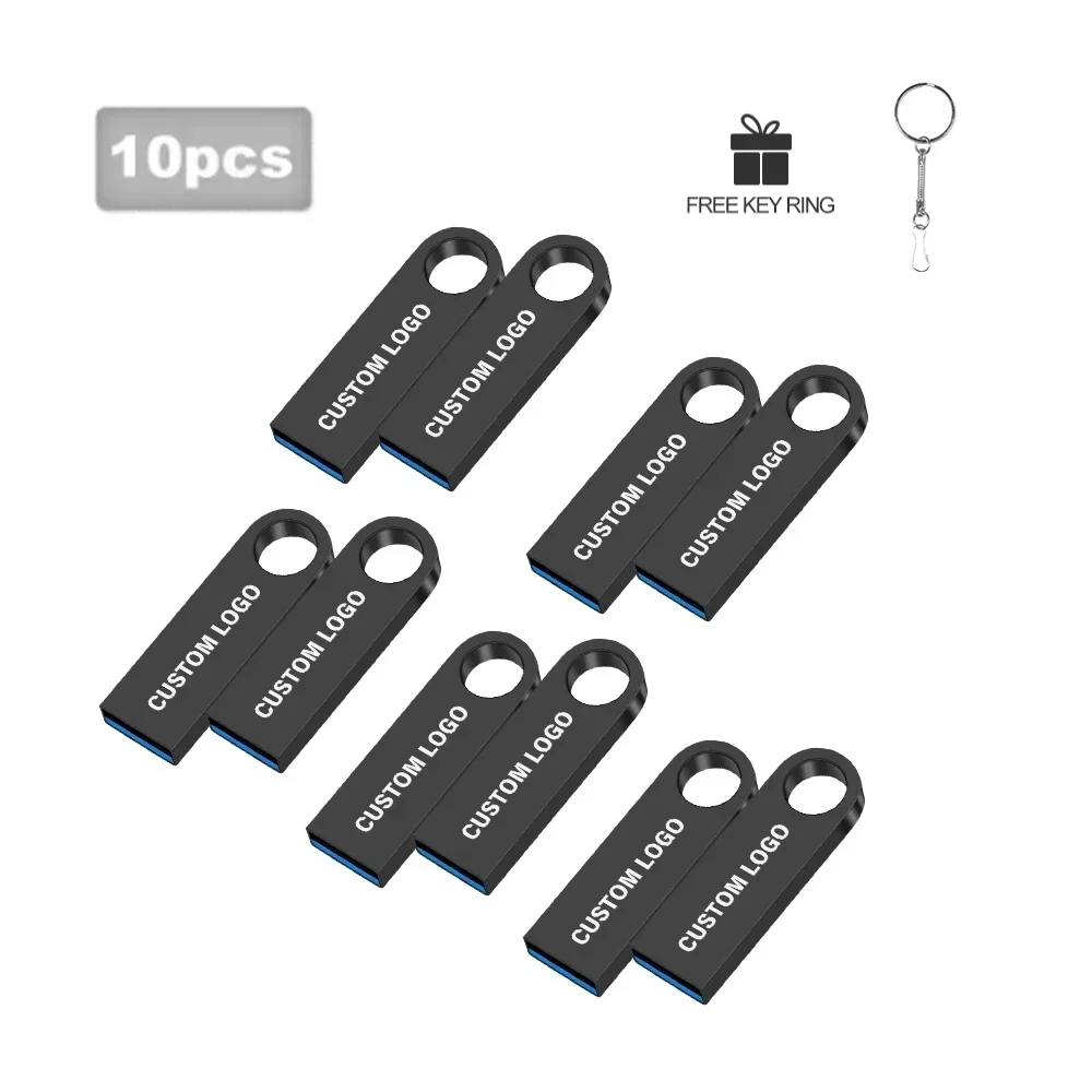 JASTER 10 PCS LOT Metal USB Flash Drive 128GB Free Custom Logo Pen Drive 32GB Free Key Chain Memory Stick 64GB Real Capacity
JASTER 10 PCS LOT Metal USB Flash Drive 128GB Free Custom Logo Pen Drive 32GB Free Key Chain Memory Stick 64GB Real Capacity