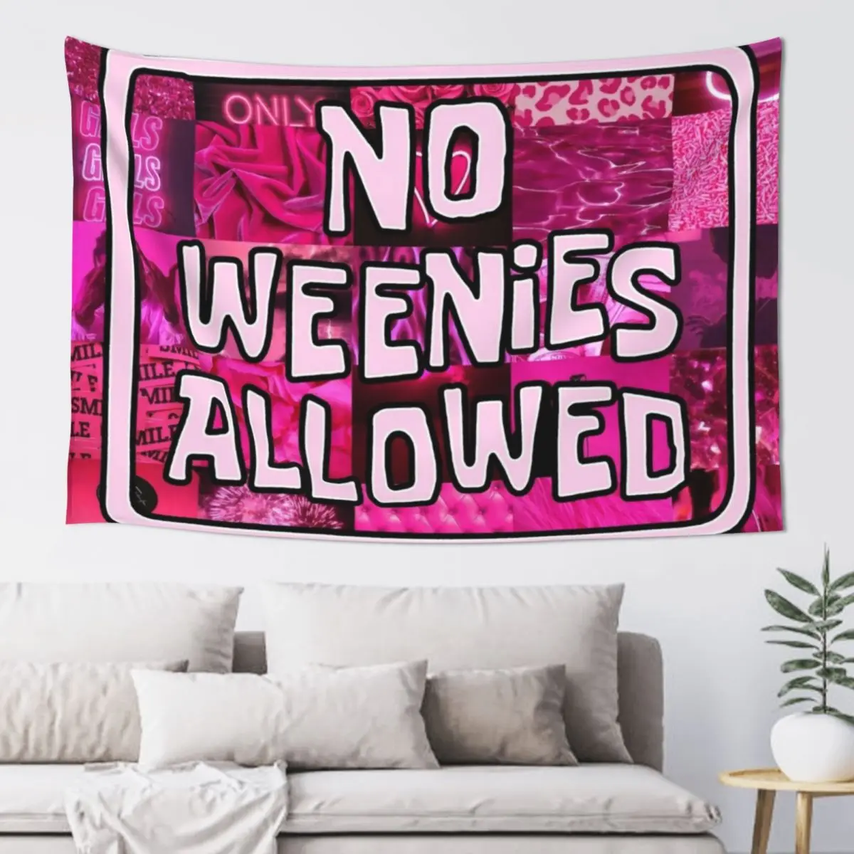 Hot pink aesthetic no weenies allowed Tapestry Room Aesthetic Wall Art Bedrooms Decor Tapestry
Hot pink aesthetic no weenies allowed Tapestry Room Aesthetic Wall Art Bedrooms Decor Tapestry