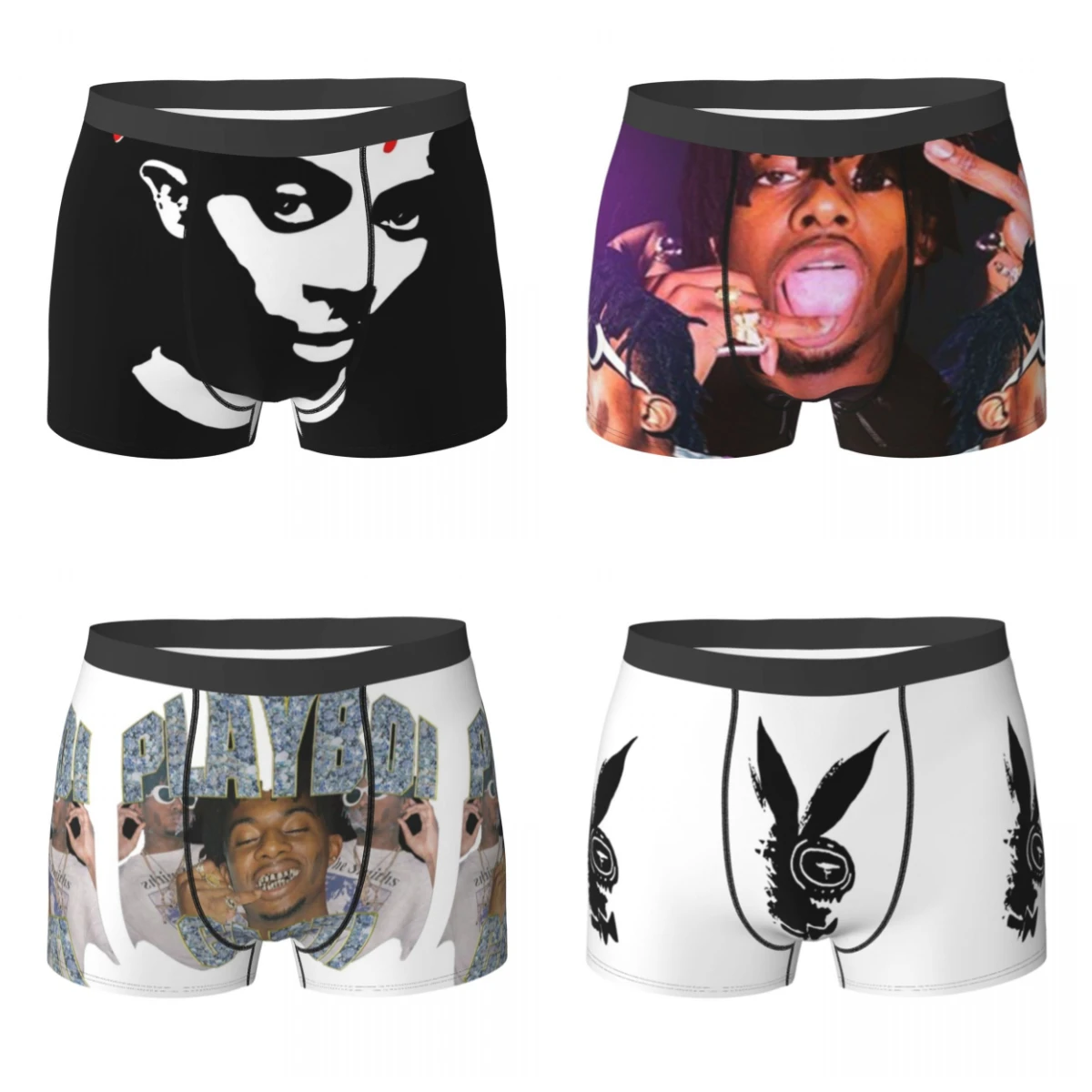 Njupuk Duit Akeh Underwear Playboi Carti Jeolla 3D Printed Underwear Men's Underwear Comfortable Boxer Underwear Gift Creativity
Njupuk Duit Akeh Underwear Playboi Carti Jeolla 3D Printed Underwear Men's Underwear Comfortable Boxer Underwear Gift Creativity